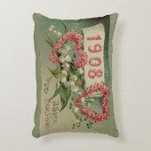 明けましておめでとうのビクトリアンなアクセントの枕 アクセントクッション (正面(垂直))