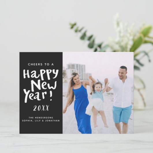 明けましておめでとうのモダンの写真への応援 シーズンカード (スタンド正面)