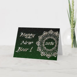 明けましておめでとうのリースのデザインカード シーズンカード