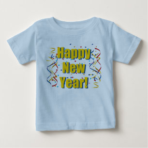 明けましておめでとうのワイシャツ ベビーTシャツ