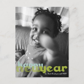 明けましておめでとうの写真の郵便はがき シーズンポストカード