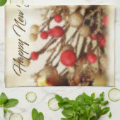 明けましておめでとうの台所タオル キッチンタオル (折り畳み)