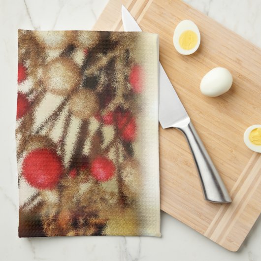 明けましておめでとうの台所タオル キッチンタオル (四つ折り)