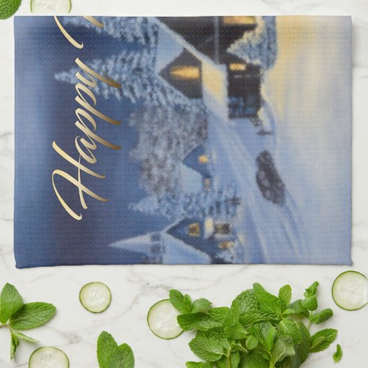 明けましておめでとうの台所タオル キッチンタオル (折り畳み)