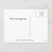 明けましておめでとうの挨拶の郵便はがき シーズンポストカード (裏面)