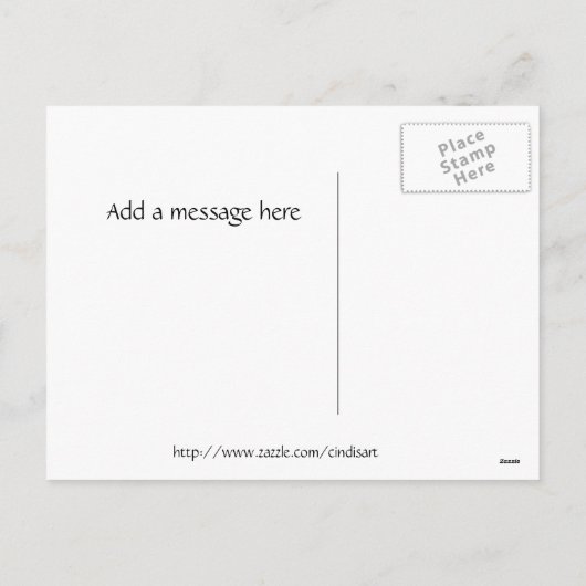 明けましておめでとうの挨拶の郵便はがき シーズンポストカード (裏面)