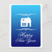 明けましておめでとうの新しい住所発表 シーズンポストカード (正面)