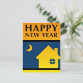 明けましておめでとうの新しい住所発表 シーズンポストカード (スタンド正面)