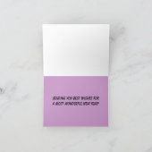 明けましておめでとうの花火カード シーズンカード (内部)