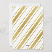 明けましておめでとうの金ゴールドのグリッターの紙吹雪の休日の写真 シーズンカード (裏面)