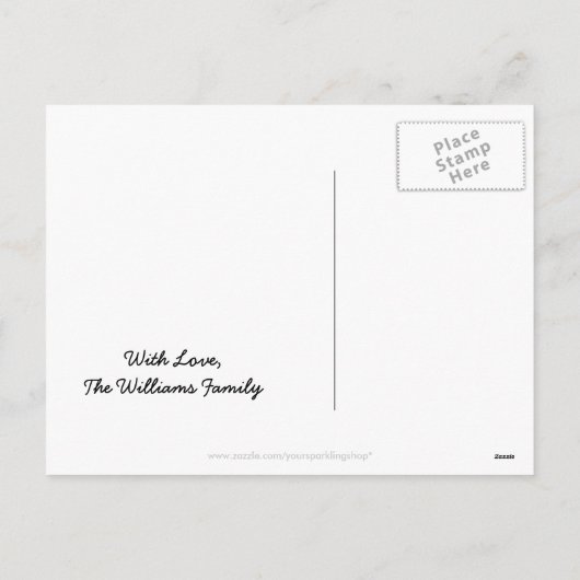 明けましておめでとうの2019年の虹LGBTのローマ数字 シーズンポストカード (裏面)