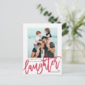 明けましておめでとうは笑い声で満ちています シーズンポストカード (スタンド正面)