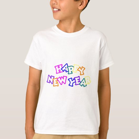 明けましておめでとう色 Tシャツ (正面)