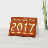 明けましておめでとう2017のオリジナルの挨拶状 シーズンカード (正面)