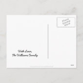 明けましておめでとう2018の星はローマ数字をつけます シーズンポストカード (裏面)