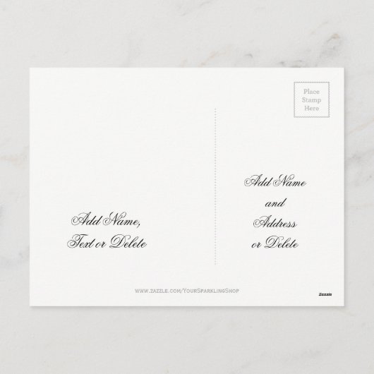 明けましておめでとう2018年のエレガントな金ゴールドのグリッター数 シーズンポストカード (裏面)