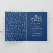 明けましておめでとう2020年及び銀製のクリスマスのキャラクター シーズンカード (内部)