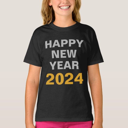 明けましておめでとう2024 Tシャツ (正面)