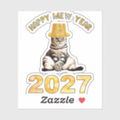 明けましておめでとう2027 シール (シート)