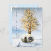 明けましておめでとう20xx |のおもしろいな卵の家 シーズンポストカード (正面/裏面)