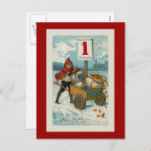 "明けましておめでとう"の挨拶状 シーズンポストカード (正面/裏面)