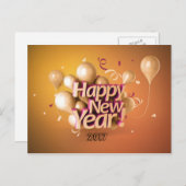 明けましておめでとう シーズンポストカード (正面/裏面)