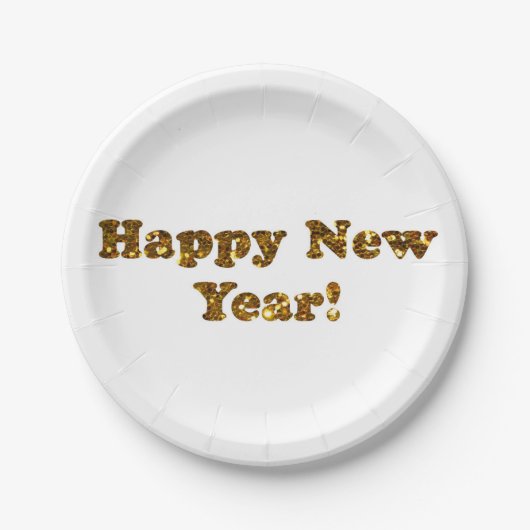 明けましておめでとう! ペーパープレート (正面)