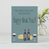 明けましておめでとう! -ワイングラス シーズンカード (スタンド正面)