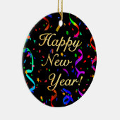 "明けましておめでとう! "(独身の味方された)オーナメント セラミックオーナメント (右)