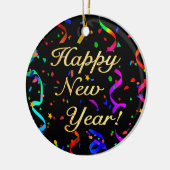 "明けましておめでとう! "(独身の味方された)オーナメント セラミックオーナメント (左)