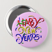 明けましておめでとう 缶バッジ (正面&裏面)