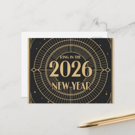 明けましておめでとう 2026 ポストカード (正面/裏面インサイチュ)