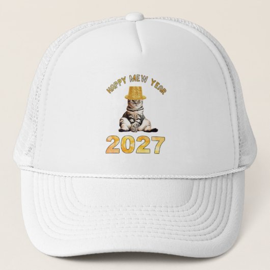 明けましてミュウ2027 キャップ (正面)