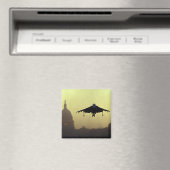 明け方にモールに着陸するハリアー機 マグネット (インサイチュ (食洗機))