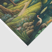 明け方に川と城を持つ夢のような風景 薄葉紙 (詳細)