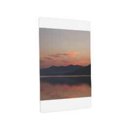 明け方に燃える空 メタルプリント