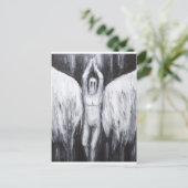 明け方の星が深淵に下降するルシファー ポストカード (スタンド正面)