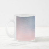 明け方の空と流星 フロストマグカップ フロストグラスマグカップ (左)