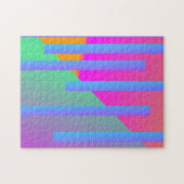 明すごいるい2トーン幾何学的バー ジグソーパズル (横)