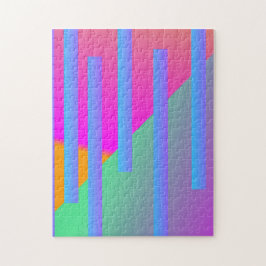 明すごいるい2トーン幾何学的バー ジグソーパズル