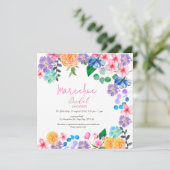 明はっきりしたるいピンクのフローラ水色bridaI (スタンド正面)