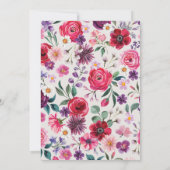 明はっきりしたるいフローラ結婚の 招待状 (裏面)