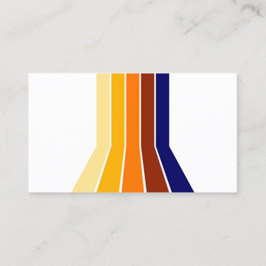 明はっきりしたるい中世紀のストライプのストライプ美術のパターン 名刺 (裏面)