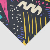 明はっきりしたるい色90s抽象芸術アーファンキートパターン 薄葉紙 (詳細)