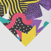 明はっきりしたるい色90s抽象芸術アーファンキートパターン 薄葉紙 (詳細)