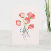 明はっきりしたるい花束Love You Card シーズンカード (正面)