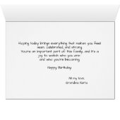 明はっきりしたるい誕生日カー素晴らしド (内部横(下))