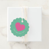 明はっきりしたカラフルモダンクリスマス フェイバータグ (インサイチュ)