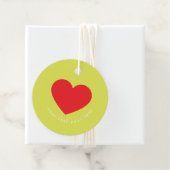 明はっきりしたカラフルモダンクリスマス フェイバータグ (インサイチュ)