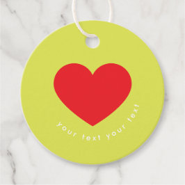 明はっきりしたカラフルモダンクリスマス フェイバータグ